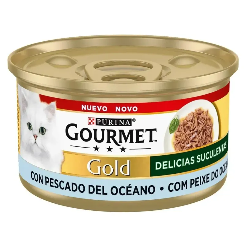 GOURMET GOLD DELICIAS SUCULENTAS CON PESCADO DEL OCEANO
