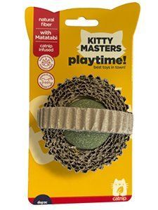 KITTY MASTERS BOLA VERTICAL PARED CON CATNIP