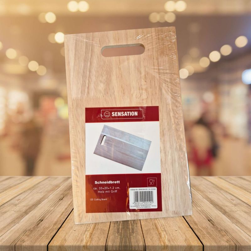 01 Holzbrett 33x20x1,2cm Personalisiert nach Wunsch / Holz Brett