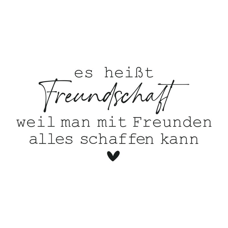 Freundschaft / BFF / Geschenk nach Wahl aus Holz oder Schiefer