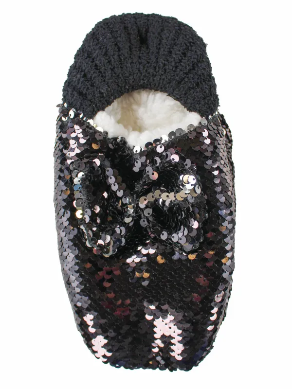 SOCK-SLIPPER-SQN-BLACK