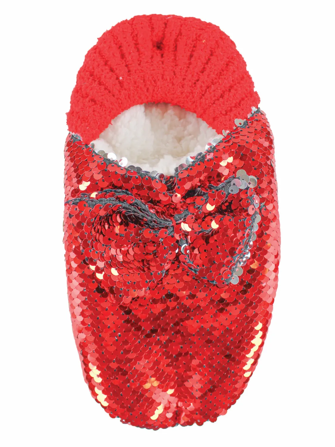 SOCK-SLIPPER-SQN-RED