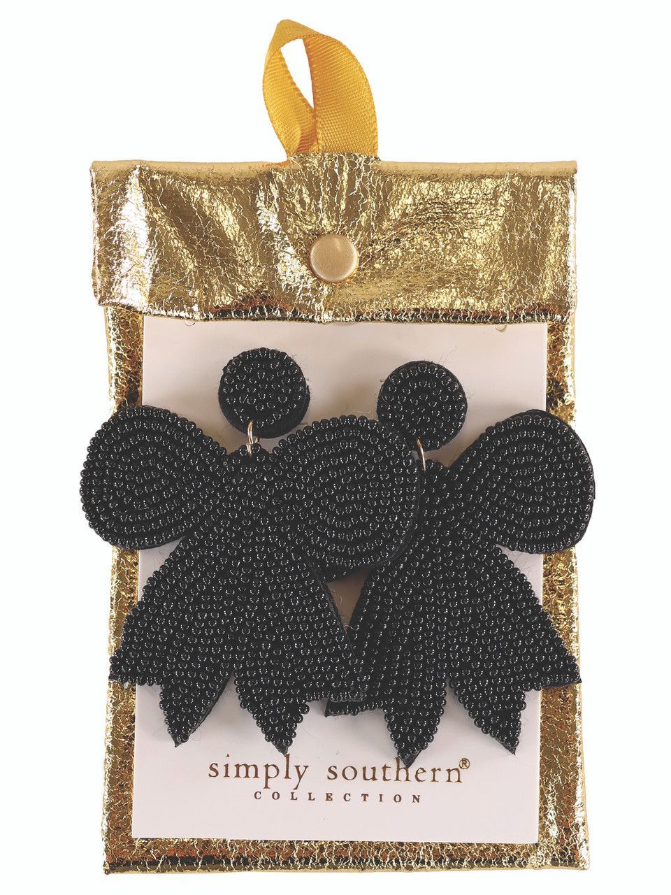 JWL-EAR-ST-BOW-BLACK