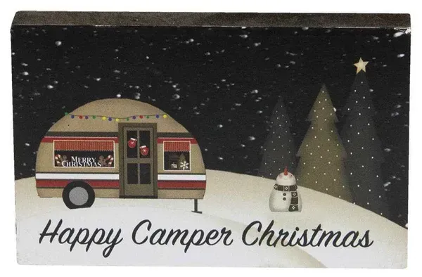 Block - Happy Camper Christmas