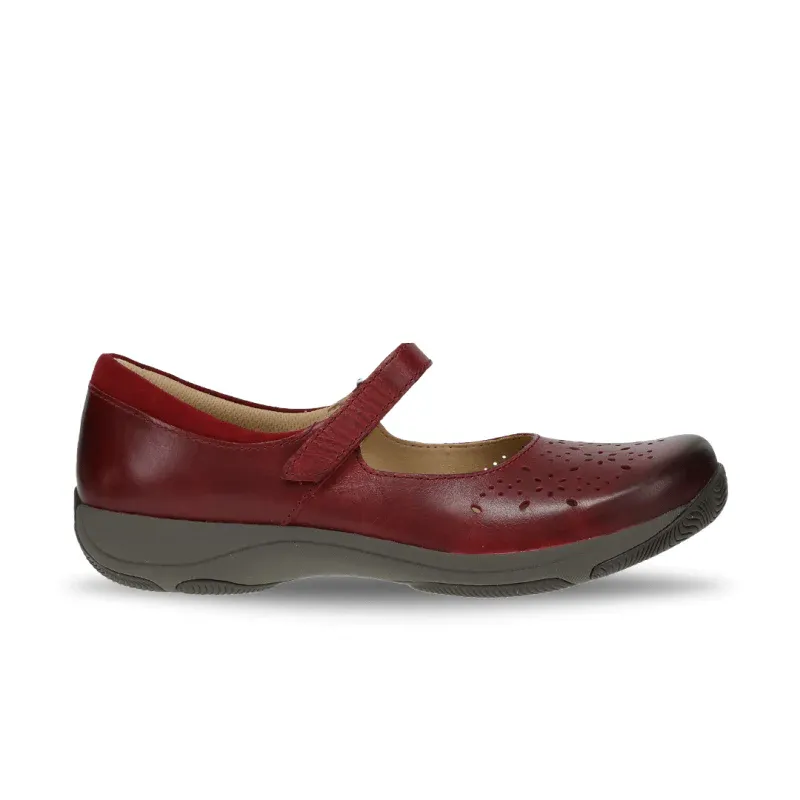 Salem Stacy Wide Red Waxy Burnished