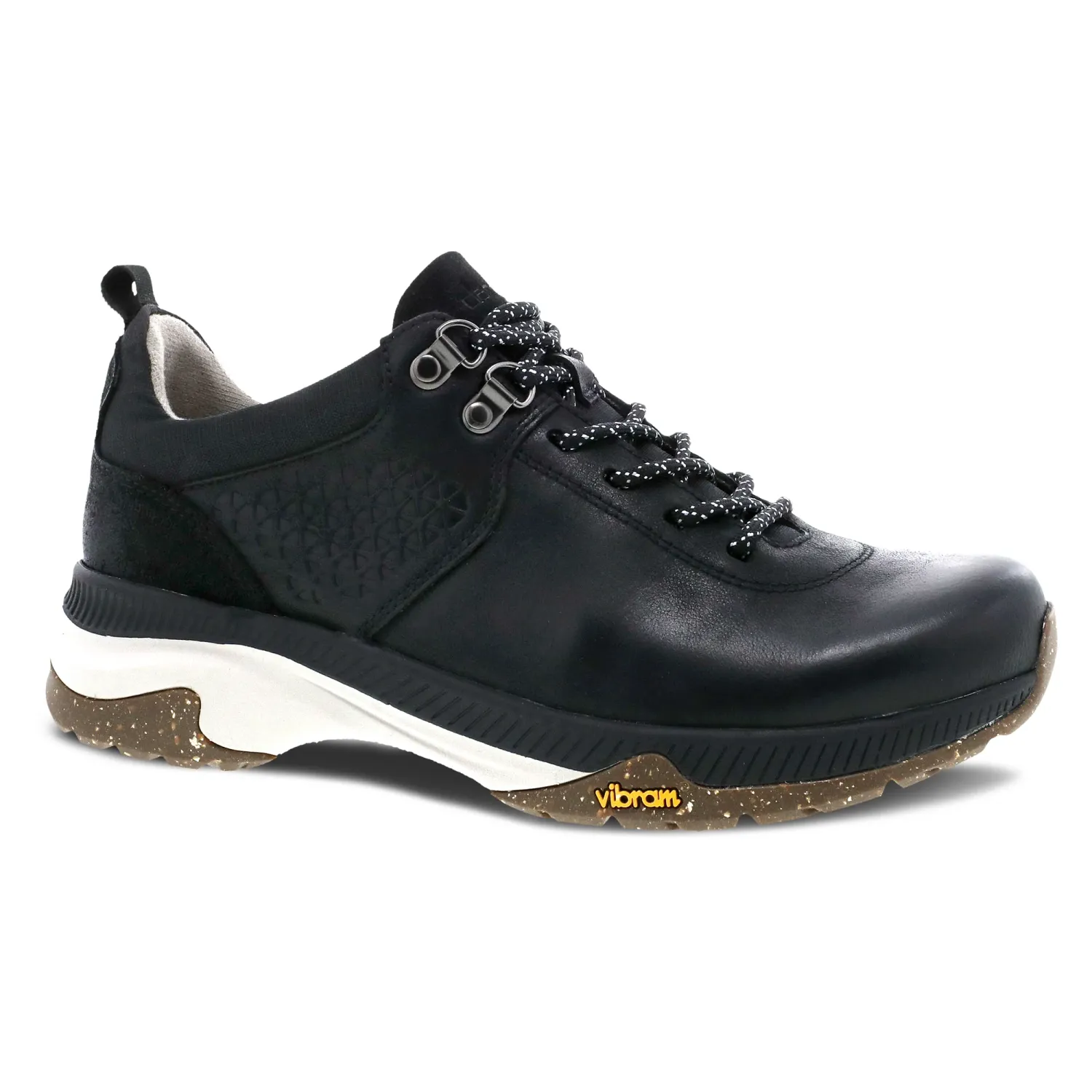 Portland Pippy Black Waterproof Burnished Suede
