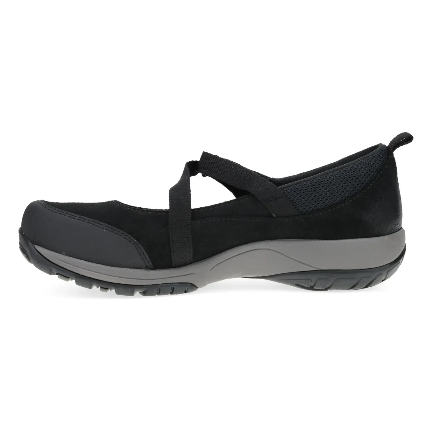 Portland Primrose Black Burnished Suede