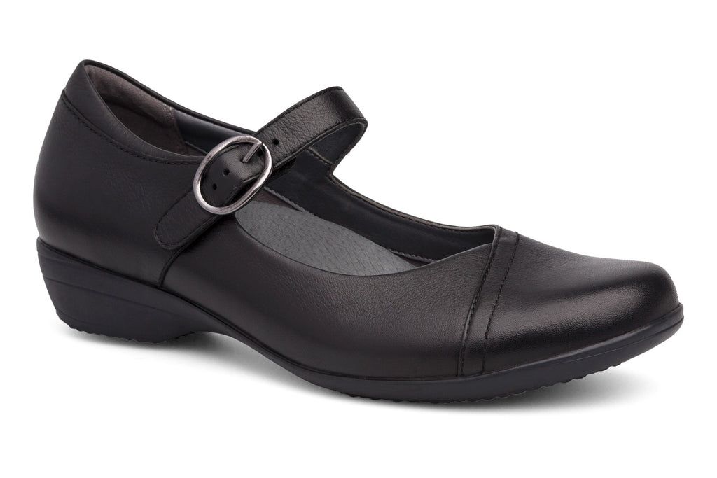 Fayette Fawna Wide Black Leather
