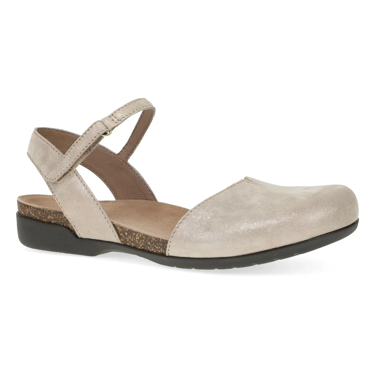 Roma Rowan Beige Sparkle Suede
