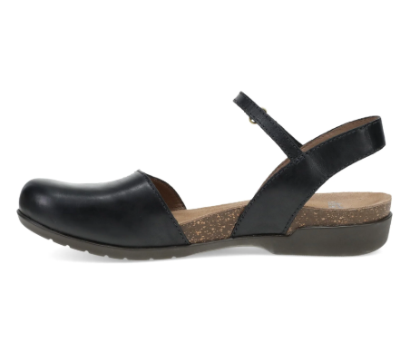 Rowan Wide Black Waxy Burnished