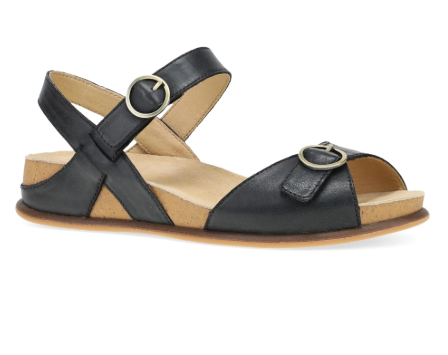 Candace Black Burnished Nappa