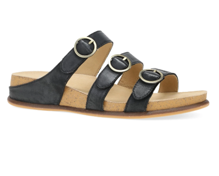 Campbell Black Burnished Nappa