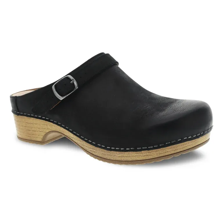 Barnes Berry Black Burnished Nubuck