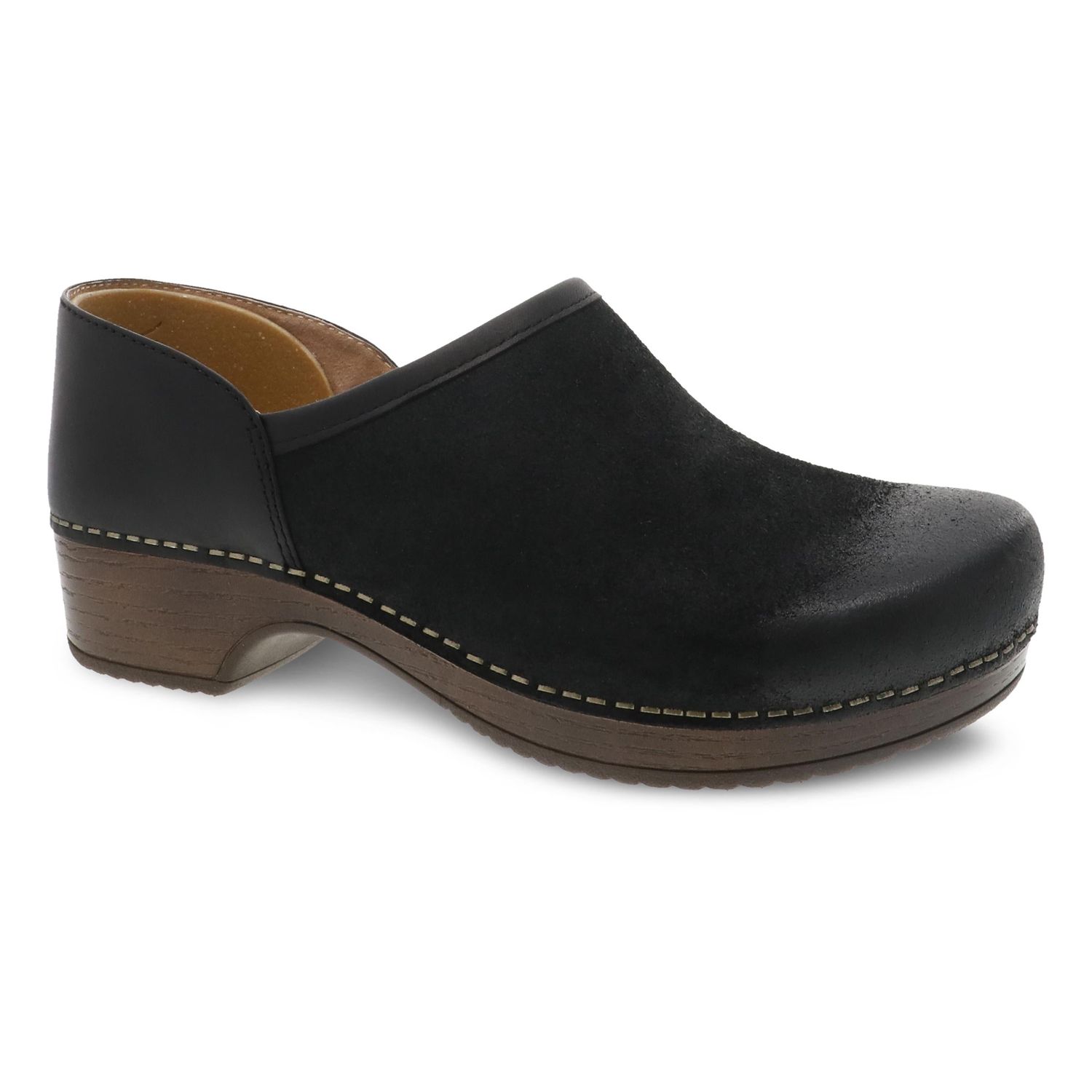 Barnes Brenna Black Burnished Suede