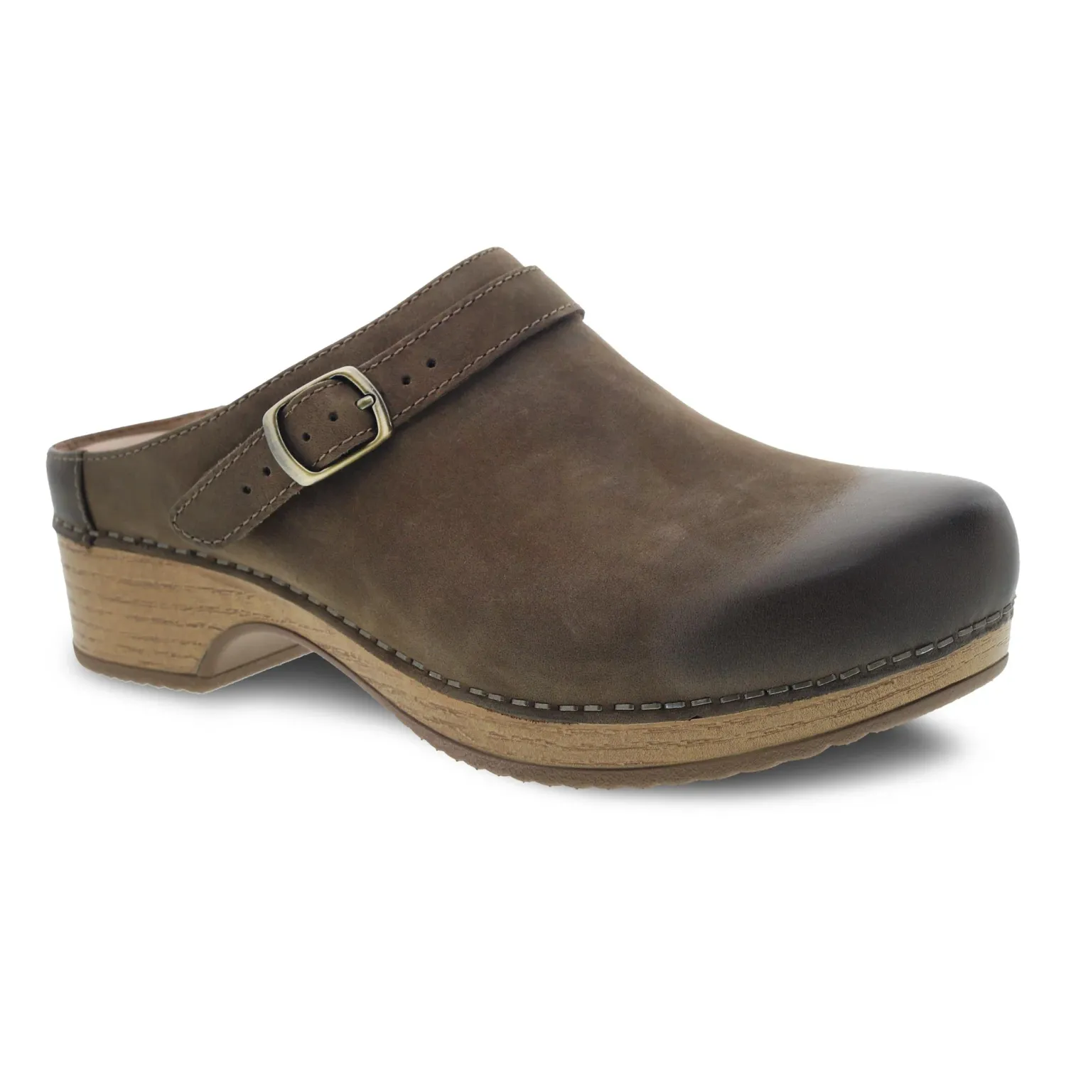 Barnes Berry Mushroom Burnished Nubuck