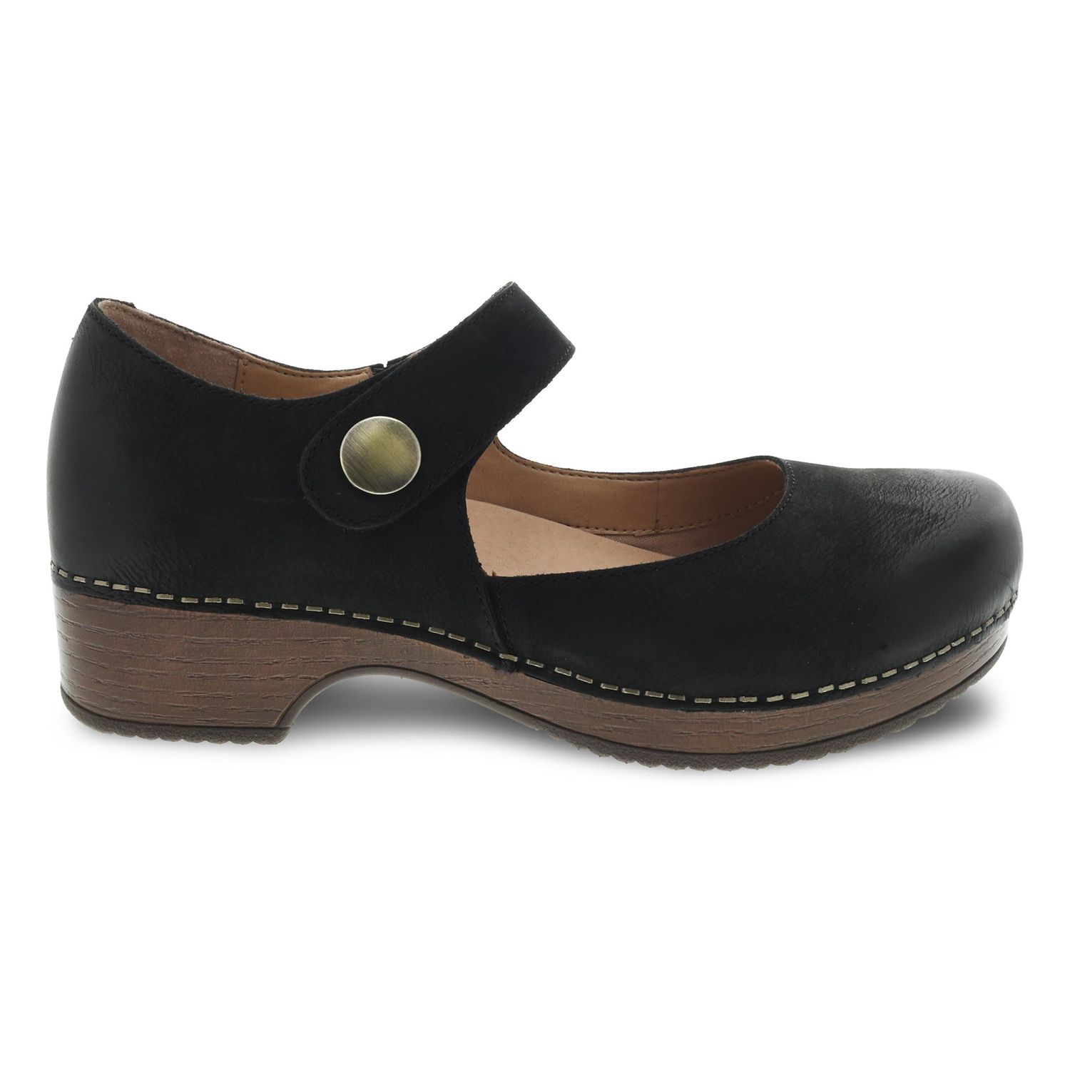 Barnes Beatrice Black Burnished Nubuck