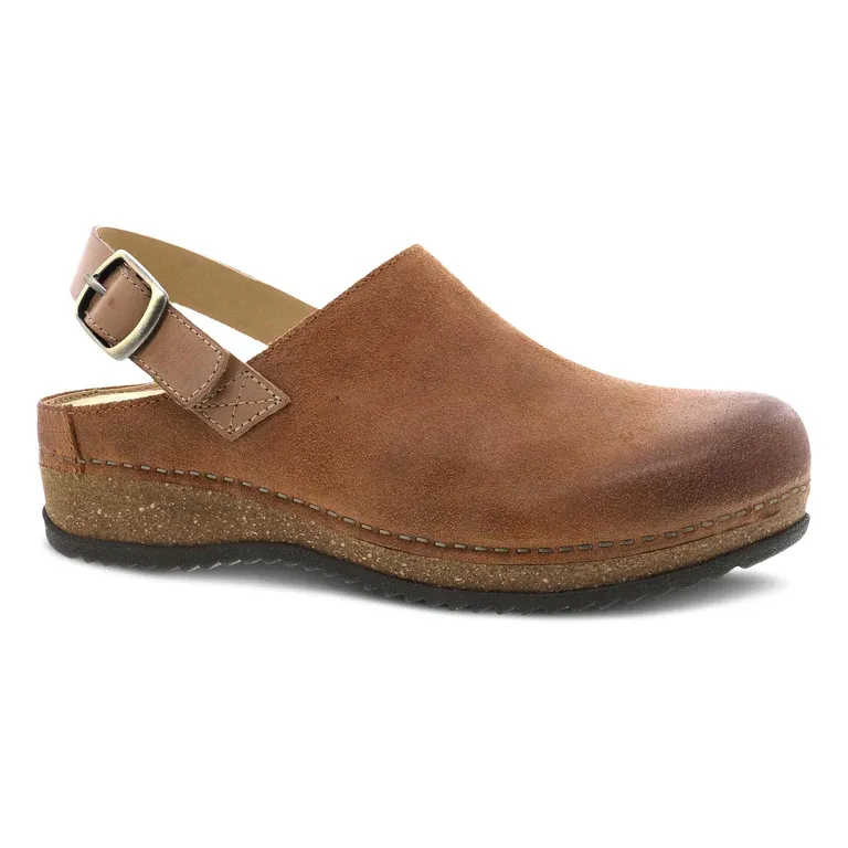 Melrose Merrin Tan Burnished Suede