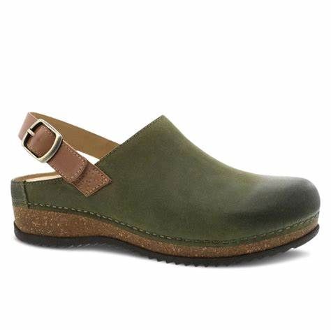 Melrose Merrin Olive Embossed Suede