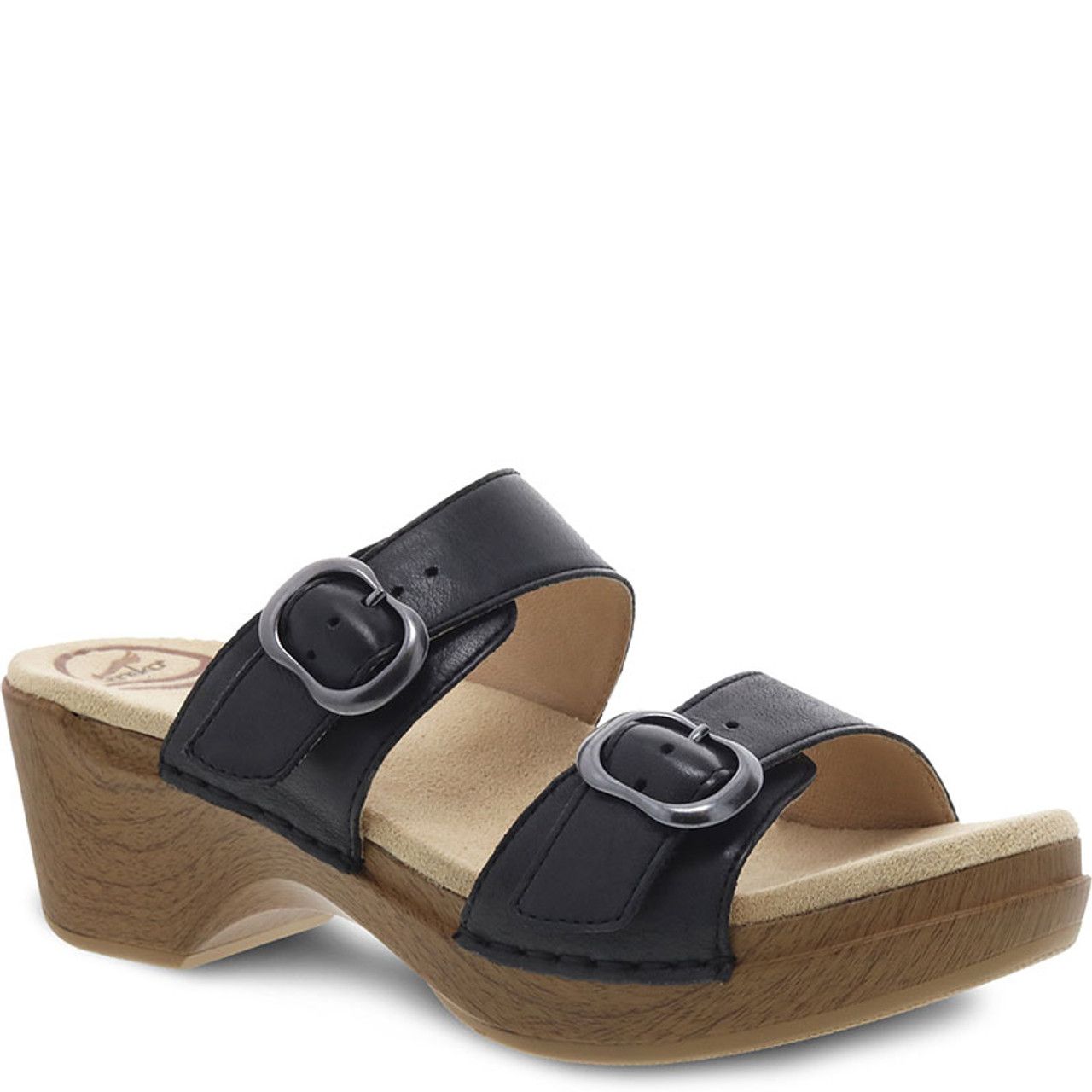 Sausalito Sophie Black Leather
