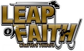 Leap of Faith White Sticker