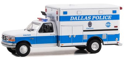 1/64 Dallas, TX Police Crime Scene 1992 Ford F-350 Ambulance