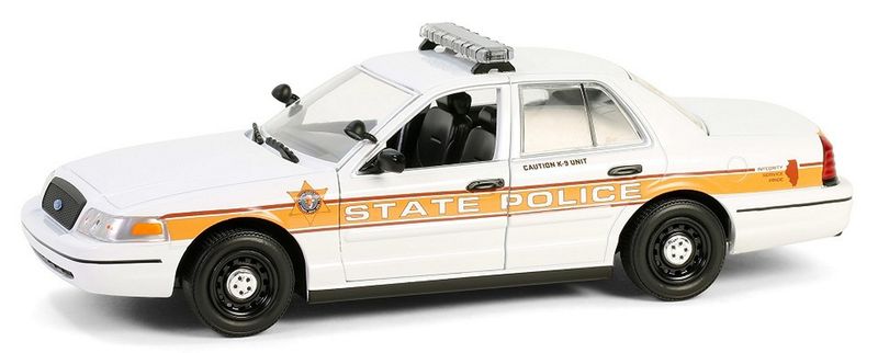 1/24 Illinois State Police K-9 Unit 2009 Ford Crown Victoria