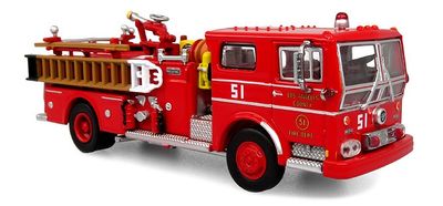 1/87 scale Los Angeles County Fire Dept 1973 Ward LaFrance Ambassador Fire Engine 51 - DUE IN NOVEMBER