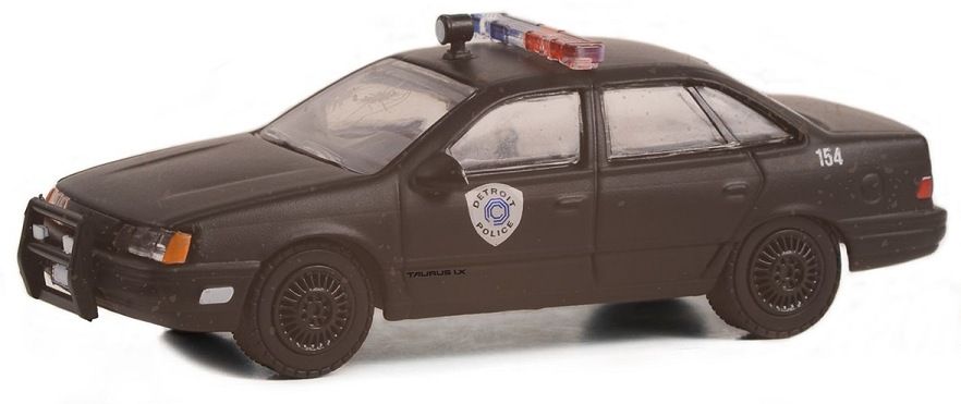 1/64 Detroit Metro West Police 1986 Ford Taurus LX - Weathered - RoboCop 35th Anniversary