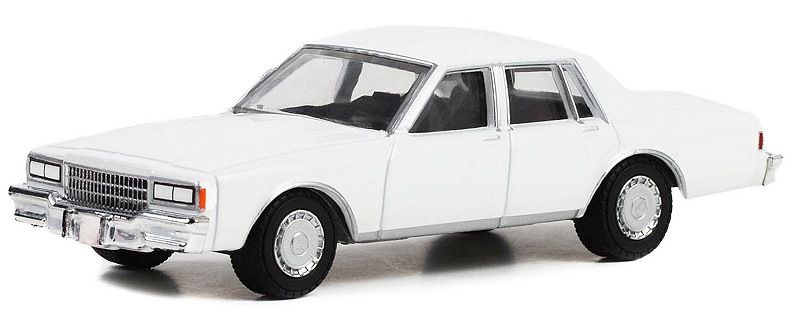 -1/64 Hot Pursuit - 1980-90 Chevrolet Caprice - blank white - perfect for you to customize