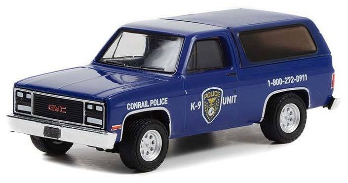 1/64 Conrail Railroad Police K-9 Unit 1990 GMC Jimmy