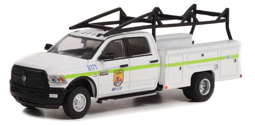 1/64 San Diego County, CA Fire Dept - US Fish and Wildlife Fire Management 2018 Ram 3500 Dually Service Bed