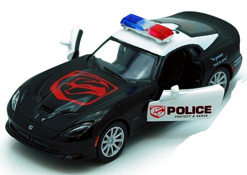 1/32 scale Dodge Viper Police Demonstrator / pull-back motor; packed loose in protective wrap