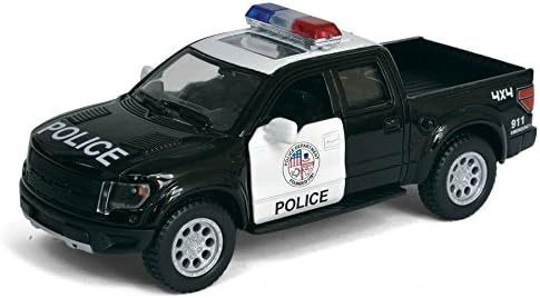 1/43 Ford Raptor Police Demonstrator - pull-back motor; packed loose in protective wrap
