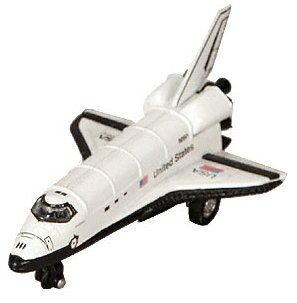 DieCast Space Shuttle - pull-back motor; packed loose in protective wrap