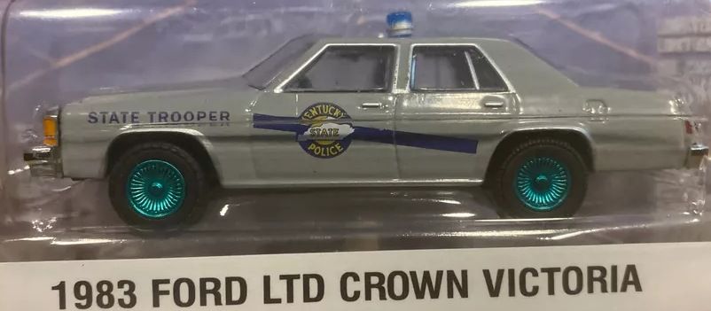 Green Machine Chase - 1/64 Kentucky State Police 1983 Ford LTD Crown Victoria