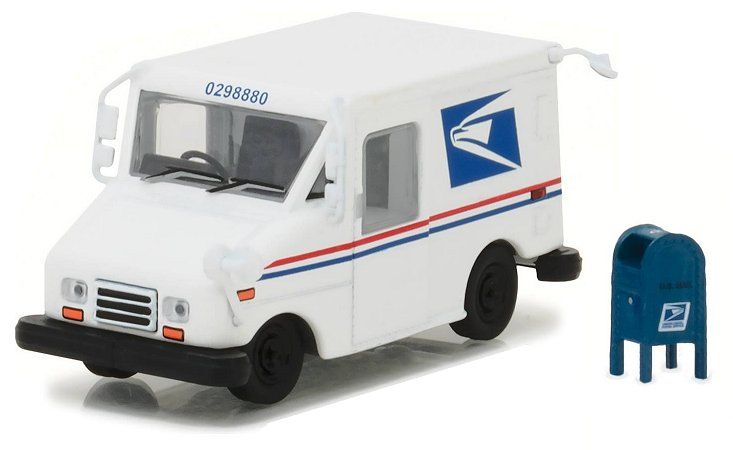 1/64 US Postal Service LLV Delivery Truck - includes bonus mailbox figure