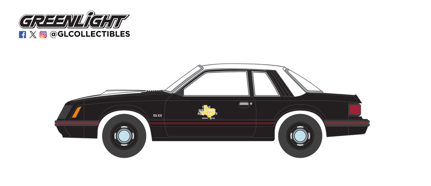 1/64 Texas Department of Public Safety 1982 Ford Mustang SSP