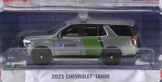 1/64 RAW METAL CHASE - U.S. Customs and Border Protection 2023 Chevrolet Tahoe