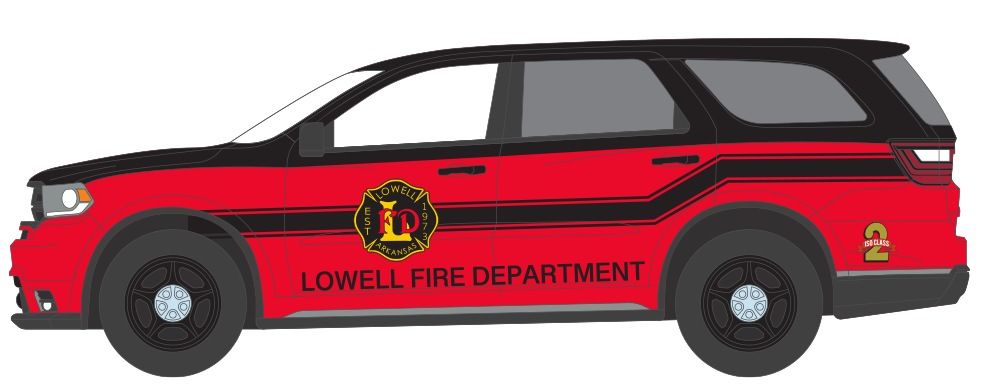 1/64 Lowell, AR Fire Dept 2019 Dodge Durango