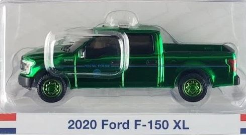 1/64 CHROME CHASE - U.S. Postal Police 2020 Ford F-150 XL