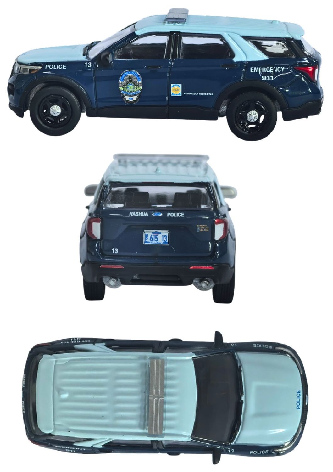 1/64 Nashua, NH Police 2022 Ford Police Interceptor Utility