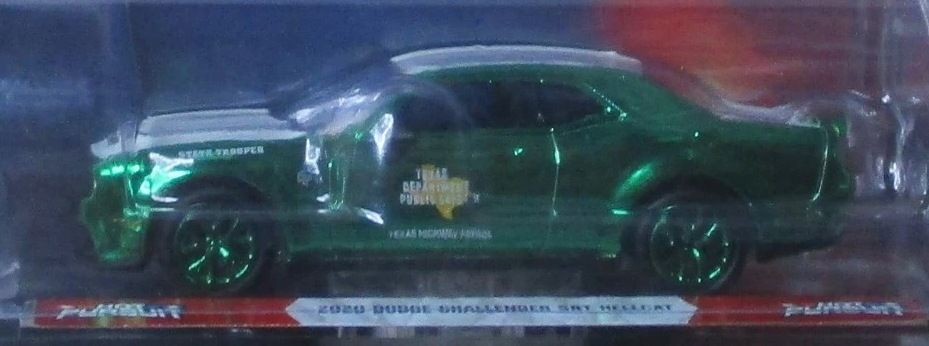 1/64 GREEN CHROME CHASE - Texas Dept of Public Safety 2020 Dodge Challenger SRT Hellcat