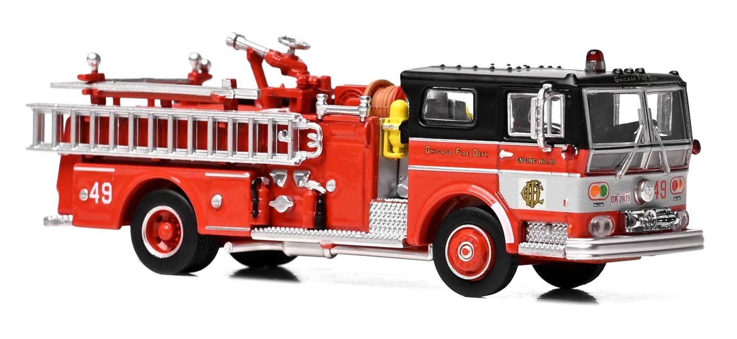 1/87 Chicago Fire Department Ward LaFrance Fire Engine