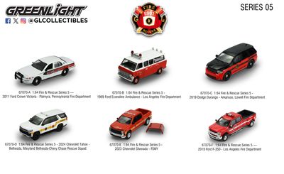 1/64 Fire & Rescue Series 5 - SET of 6