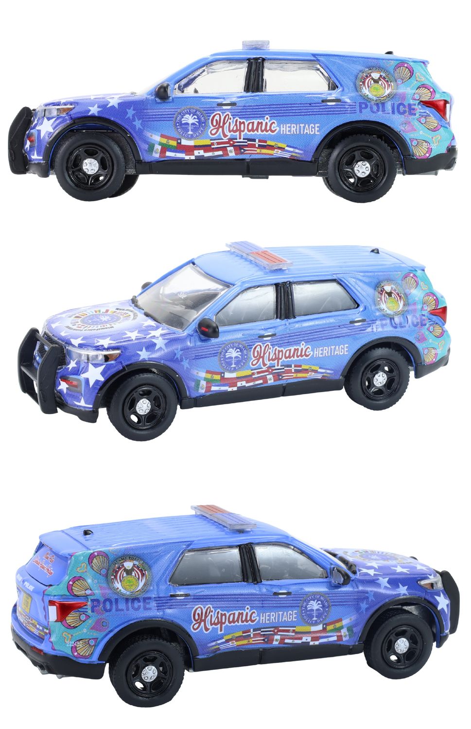1/64 Miami, FL Police Hispanic Heritage Month Tribute 2022 Ford Interceptor Utility