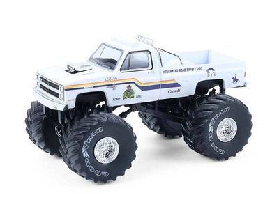 Kings of Crunch - 1/64 Royal Canadian Mounted Police 1986 Chevy Silverado Monster Truck