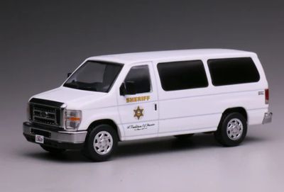 1/64 Los Angeles County Sheriff Ford E-350 van