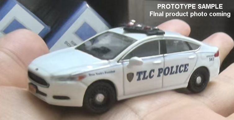 1/64 New York City Taxi and Limousine Commission (TLC) Police Ford Fusion