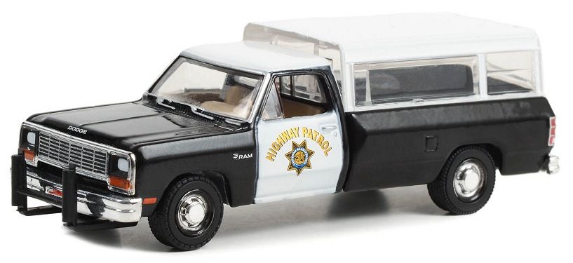 1/64 California Highway Patrol 1985 Dodge Ram D-100