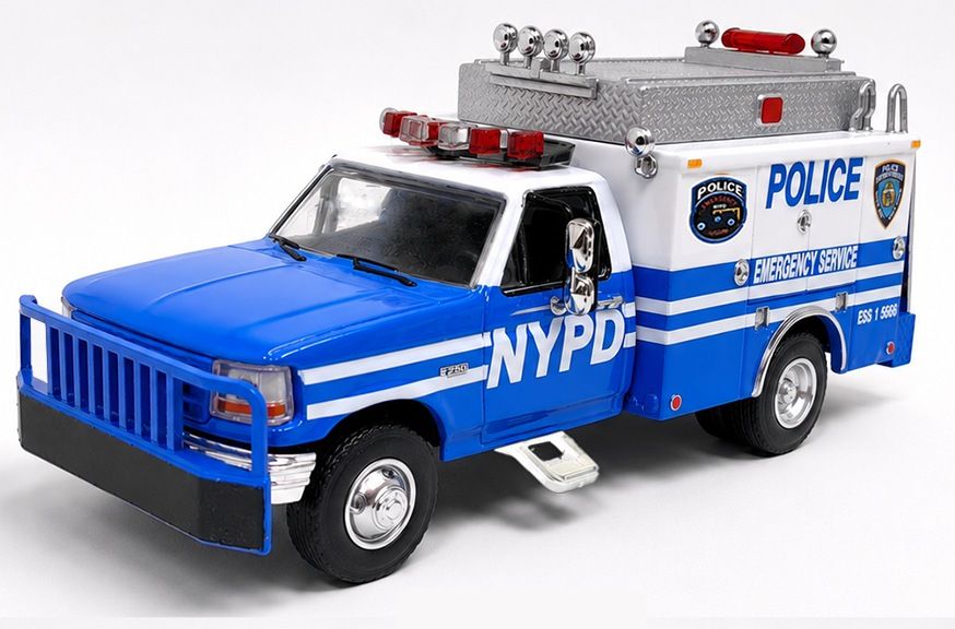 1/64 NYPD Emergency Services Unit 1995 Ford F-350 (New Tooling)